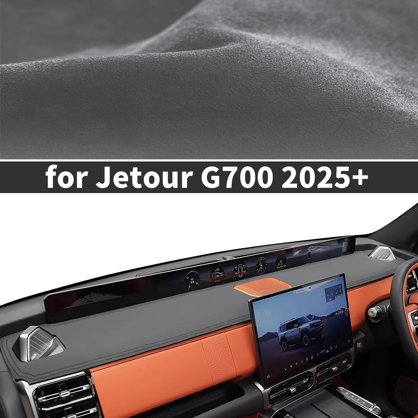 fit for Jetour G700 2025 2026 Custom fit Dashboard Cover Sun Shade Dash Mat Anti‑Glare Anti‑Reflection Carpet Dash Pad Dashmat
fit for Jetour G700 2025 2026 Custom fit Dashboard Cover Sun Shade Dash Mat Anti‑Glare Anti‑Reflection Carpet Dash Pad Dashmat