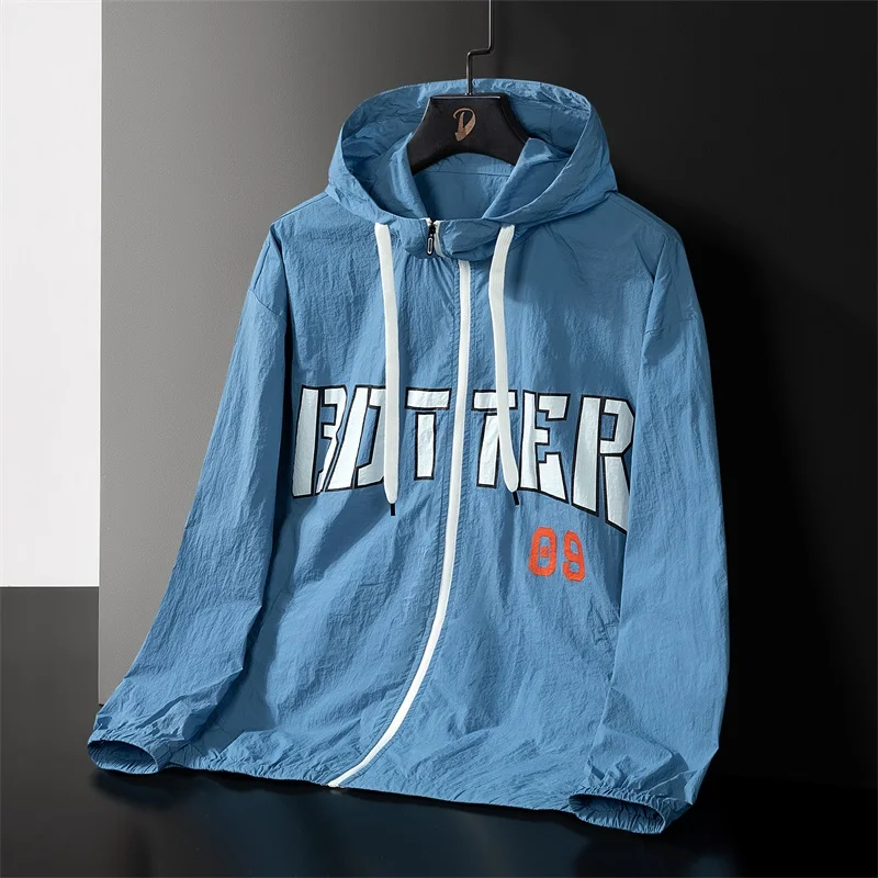 Spring Summer Men's Letter Printing Zipper Hooded Drawstring Cardigan Hoodies Coats Lantern Long Sleeve Casual Clothing Tops
Spring Summer Men's Letter Printing Zipper Hooded Drawstring Cardigan Hoodies Coats Lantern Long Sleeve Casual Clothing Tops