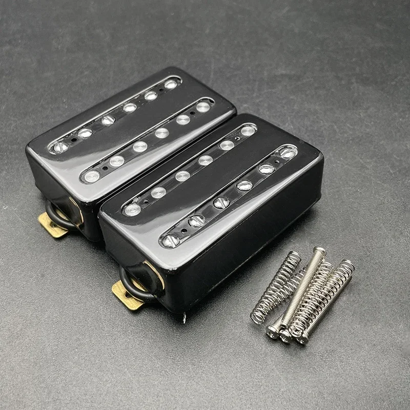 II Style Brass Cover Electric Guitar Pickup Coil Splitting Pickup Humbucker Dual Coil Pickup N7.5K/B15K Output Black
II Style Brass Cover Electric Guitar Pickup Coil Splitting Pickup Humbucker Dual Coil Pickup N7.5K/B15K Output Black