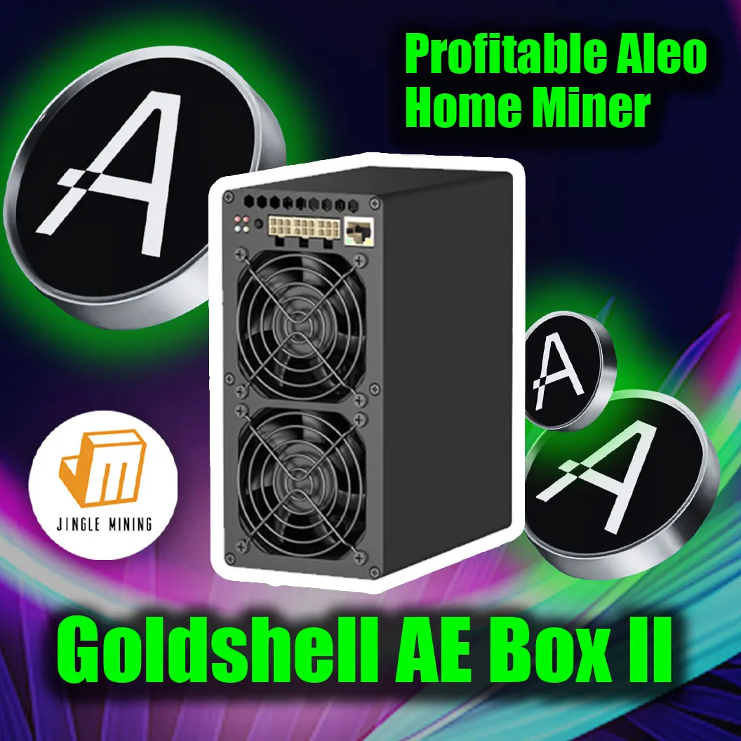 Jingle Mining Goldshell AE BOX II Without PSU 54Mh/s 530W Aleo Coin Miner ASIC Aleo Miner Low Noise Goldshell ALEO AE BOX 2
Jingle Mining Goldshell AE BOX II Without PSU 54Mh/s 530W Aleo Coin Miner ASIC Aleo Miner Low Noise Goldshell ALEO AE BOX 2