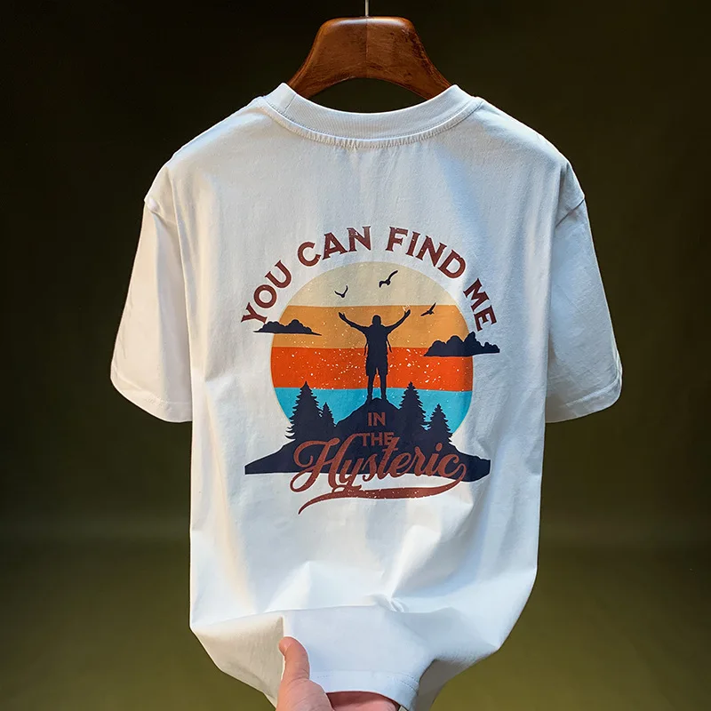 Men's Summer New T-shirt 2025 Men's Clothing Street Fashion Versatile Printed Knitted Short Sleeve Loose Top
Men's Summer New T-shirt 2025 Men's Clothing Street Fashion Versatile Printed Knitted Short Sleeve Loose Top