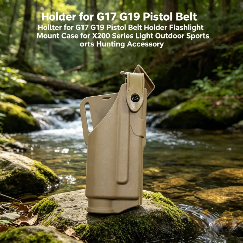 Flashlight Mount Case Holster for G17 G19 Pistol Belt Holder X200 Series Light Outdoor Hunting Sports Accessory
Flashlight Mount Case Holster for G17 G19 Pistol Belt Holder X200 Series Light Outdoor Hunting Sports Accessory