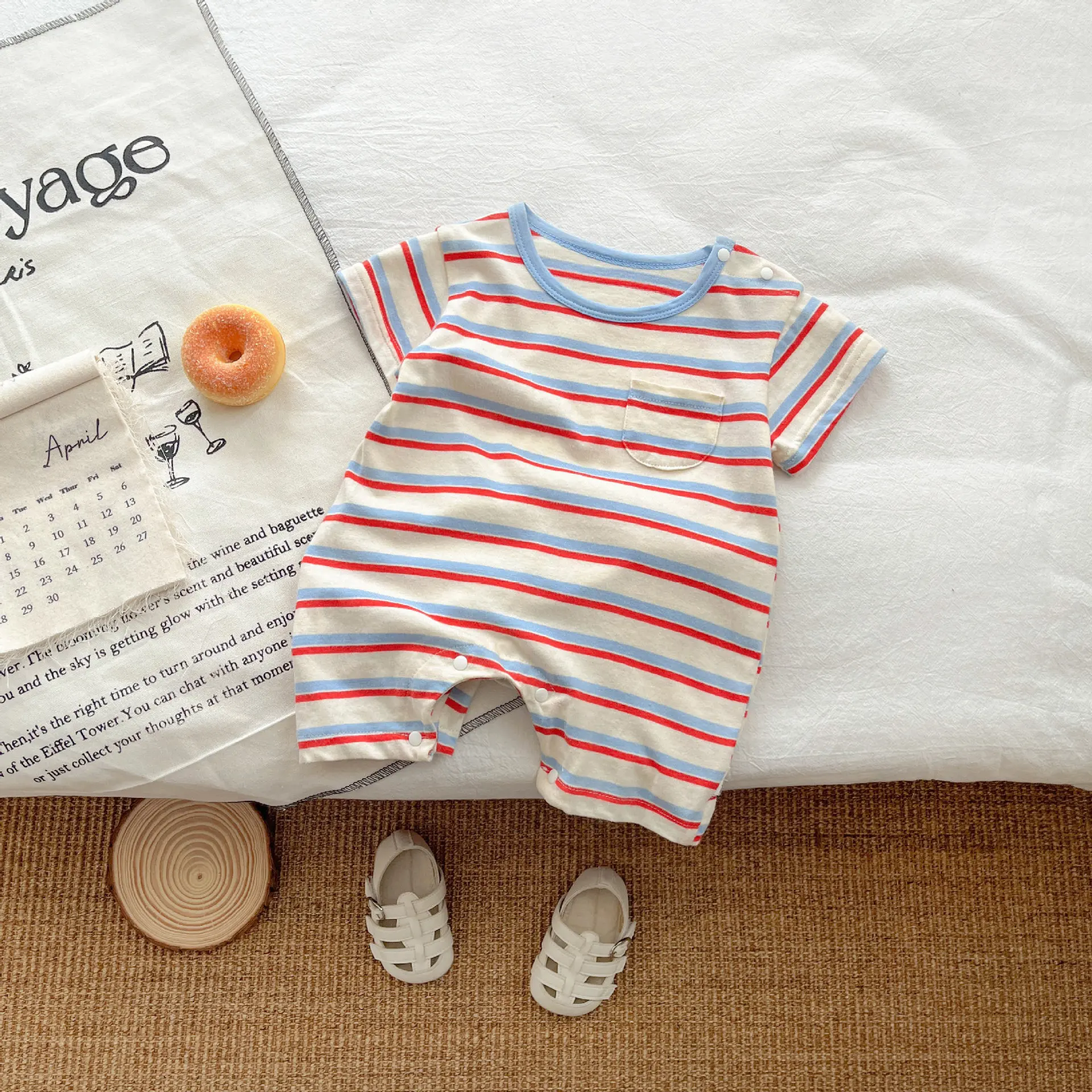 Baby Short Sleeve Striped Romper 0-2 Years Summer New Newborn Toddler Cotton Casual Jumpsuit Infant Boy Girl Clothes 0-24 Months
Baby Short Sleeve Striped Romper 0-2 Years Summer New Newborn Toddler Cotton Casual Jumpsuit Infant Boy Girl Clothes 0-24 Months
