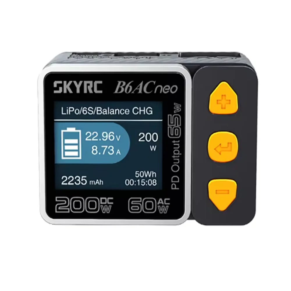 New SkyRC B6ACneo Smart Charger DC 200W AC 60W Battery Balance Charger B6AC neo SK-100200 Upgraded for b6ac v2
New SkyRC B6ACneo Smart Charger DC 200W AC 60W Battery Balance Charger B6AC neo SK-100200 Upgraded for b6ac v2
