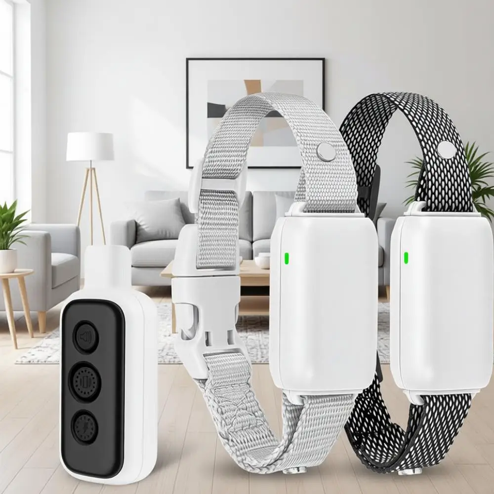 Водонепроницаемый перезаряжаемый электронный ошейник для дрессировки собак с пультом дистанционного управления для собак весом 3,6-54,4 кг, с функциями вибрации и электрошока (серый)
Водонепроницаемый перезаряжаемый электронный ошейник для дрессировки собак с пультом дистанционного управления для собак весом 3,6-54,4 кг, с функциями вибрации и электрошока (серый)