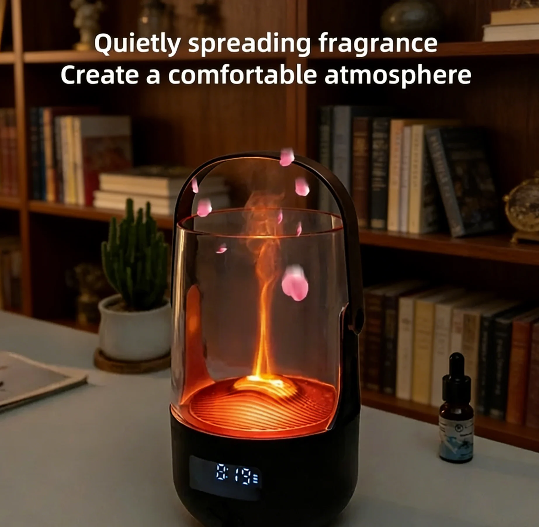 200ML Vintage Flame Aroma Diffuser Humidifier, 3 Timer Modes & Dry-Run Protection, Ideal for Cozy Bedroom
200ML Vintage Flame Aroma Diffuser Humidifier, 3 Timer Modes & Dry-Run Protection, Ideal for Cozy Bedroom