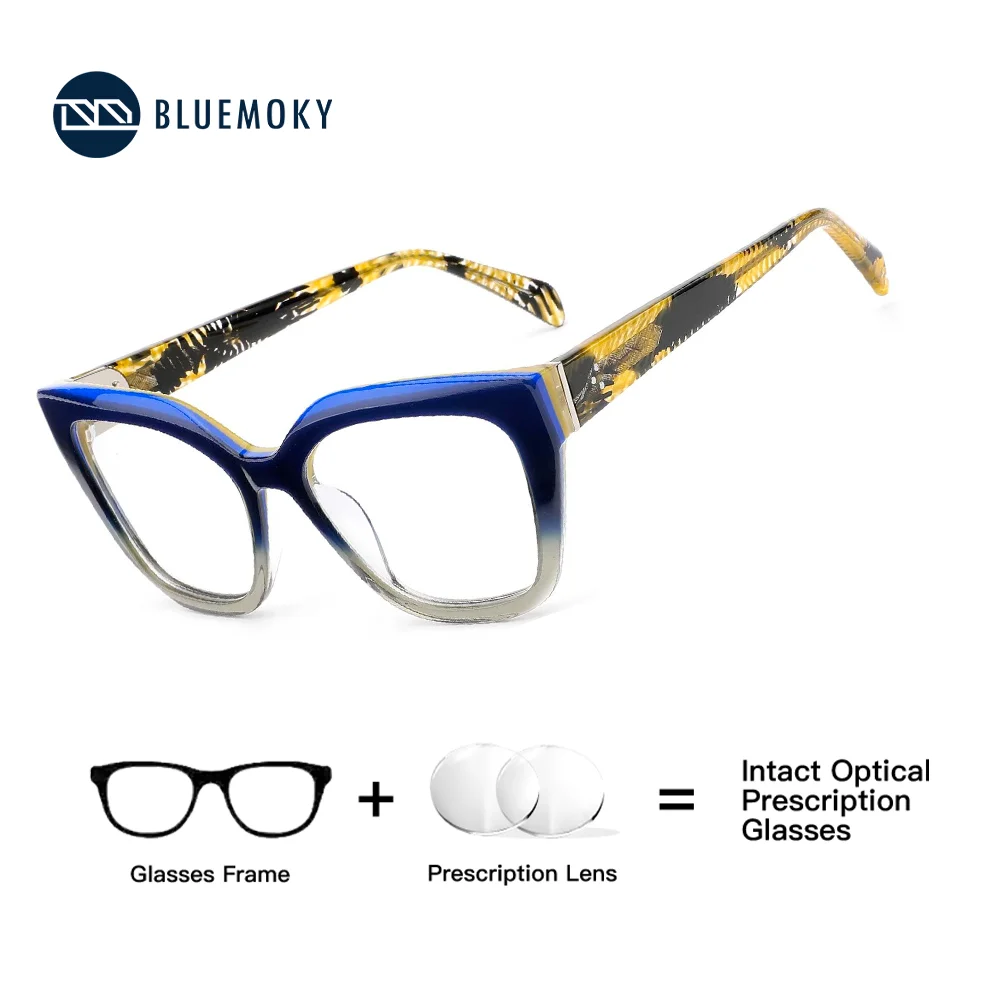 BLUEMOKY Modish Acetate Prescription Glasses for Women Butterfly Photochromic Optical Eyeglasses Progressive Eyewear
BLUEMOKY Modish Acetate Prescription Glasses for Women Butterfly Photochromic Optical Eyeglasses Progressive Eyewear