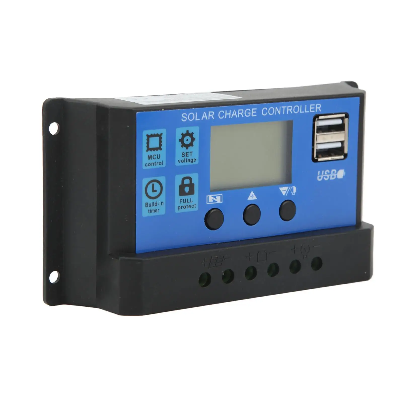Smart Solar Charge Controller with Overload Protection - Regulator for Solar Panel Charging Mobile Devices
Smart Solar Charge Controller with Overload Protection - Regulator for Solar Panel Charging Mobile Devices