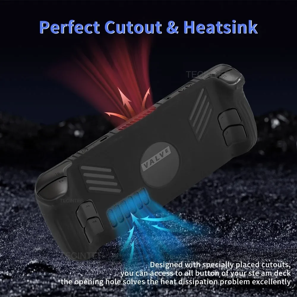 For Steam Deck Soft TPU Protective Case Non-Slip Anti-Scratch Shockproof Durable Shell Gaming Console Accessories
For Steam Deck Soft TPU Protective Case Non-Slip Anti-Scratch Shockproof Durable Shell Gaming Console Accessories