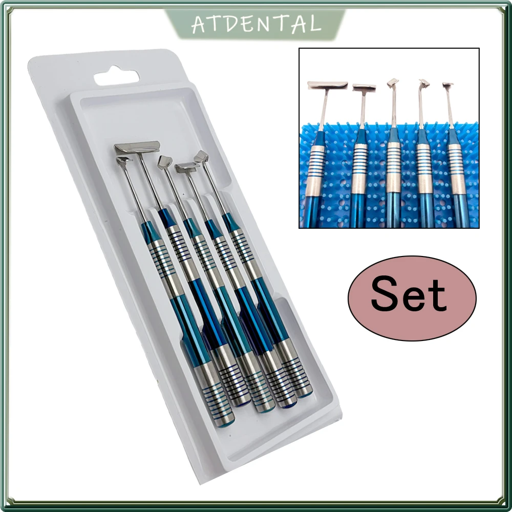 Dental Implant Lingual Flap Surgical Tools Set - Periosteal Elevator Separator for Tissue Management
Dental Implant Lingual Flap Surgical Tools Set - Periosteal Elevator Separator for Tissue Management