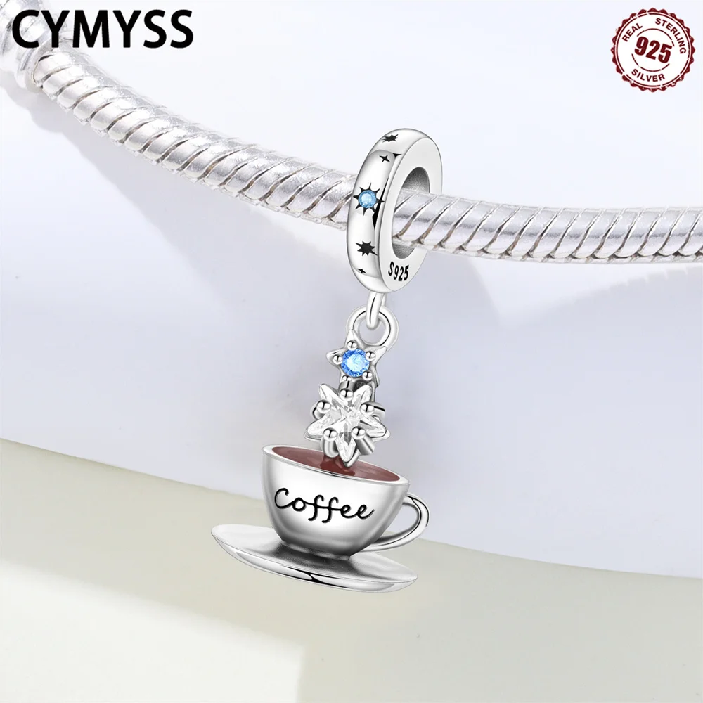 CYMYSS 2025 New S925 Sterling Silver Star Coffee Beads Pendant Fine Jewelry Birthday Gift Ladies DIY Jewelry
CYMYSS 2025 New S925 Sterling Silver Star Coffee Beads Pendant Fine Jewelry Birthday Gift Ladies DIY Jewelry