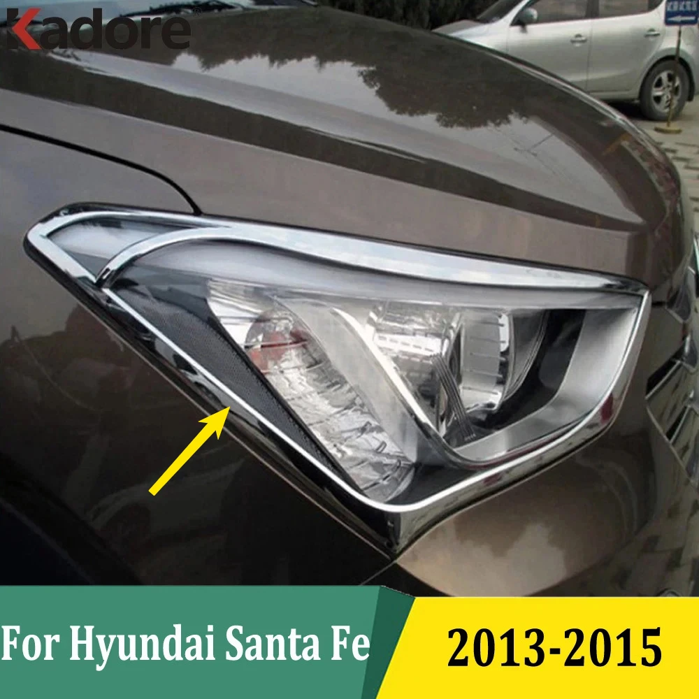 Для Hyundai Santa Fe ix45 5dr хэтчбек 2013 2014 2015, хромированные передние фары, рамки для ламп, наклейка на крышку фар, автомобильные аксессуары
Для Hyundai Santa Fe ix45 5dr хэтчбек 2013 2014 2015, хромированные передние фары, рамки для ламп, наклейка на крышку фар, автомобильные аксессуары