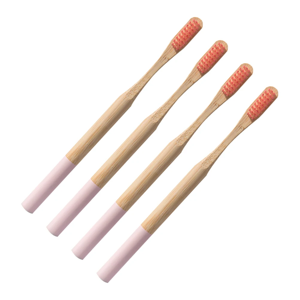 4pcs Bamboo Toothbrush Soft Bristles Long Handle Ergonomic AntiSlip Adult EcoFriendly Oral Cleaning Gift Idea
4pcs Bamboo Toothbrush Soft Bristles Long Handle Ergonomic AntiSlip Adult EcoFriendly Oral Cleaning Gift Idea