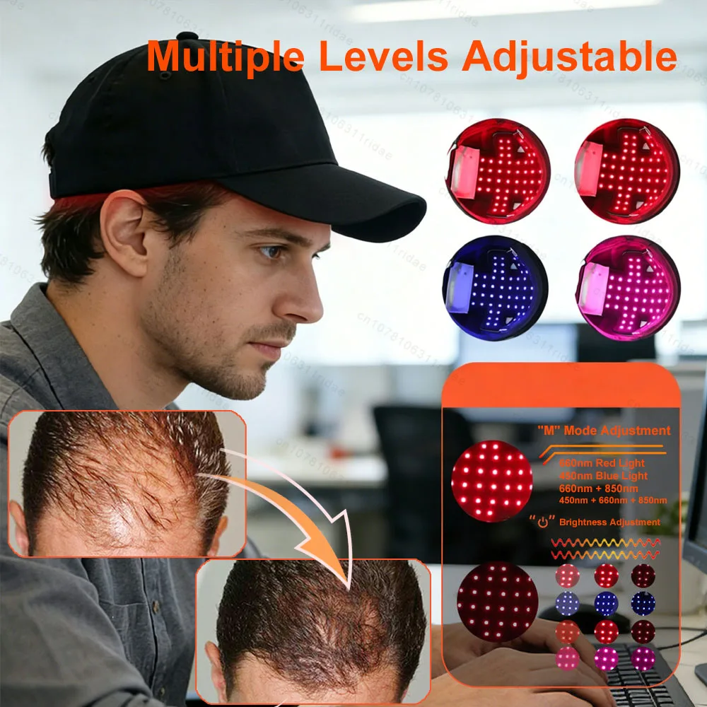 Red Light Therapy Device Hat Infrared LED Treatment Helmet for Hair Growth Cap Prevant Loss Head Relaxation Relief Scalp
Red Light Therapy Device Hat Infrared LED Treatment Helmet for Hair Growth Cap Prevant Loss Head Relaxation Relief Scalp