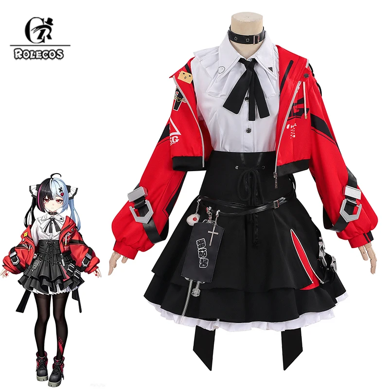 ROLECOS Game NTE Lacrimosa Cosplay Costume Bureau of Anomaly Control's ETD-4 Women Cosplay Halloween Role Play Carnival Suit
ROLECOS Game NTE Lacrimosa Cosplay Costume Bureau of Anomaly Control's ETD-4 Women Cosplay Halloween Role Play Carnival Suit