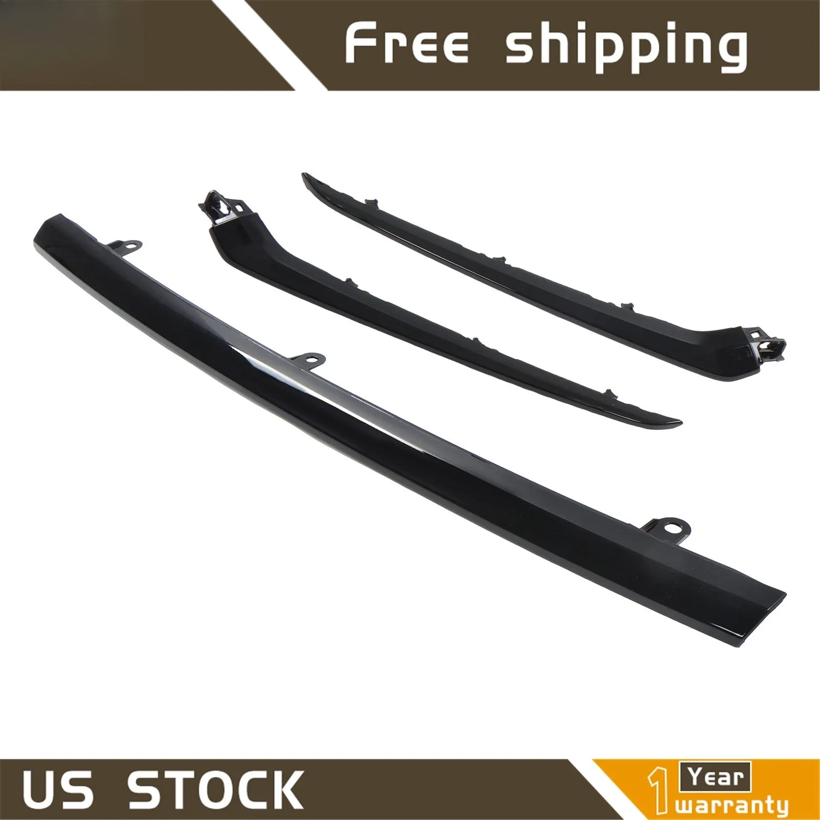 For Honda Pilot 2023-2025 Front Grille Trim+RH LH Headlight Trim Set Glossy BLK
For Honda Pilot 2023-2025 Front Grille Trim+RH LH Headlight Trim Set Glossy BLK