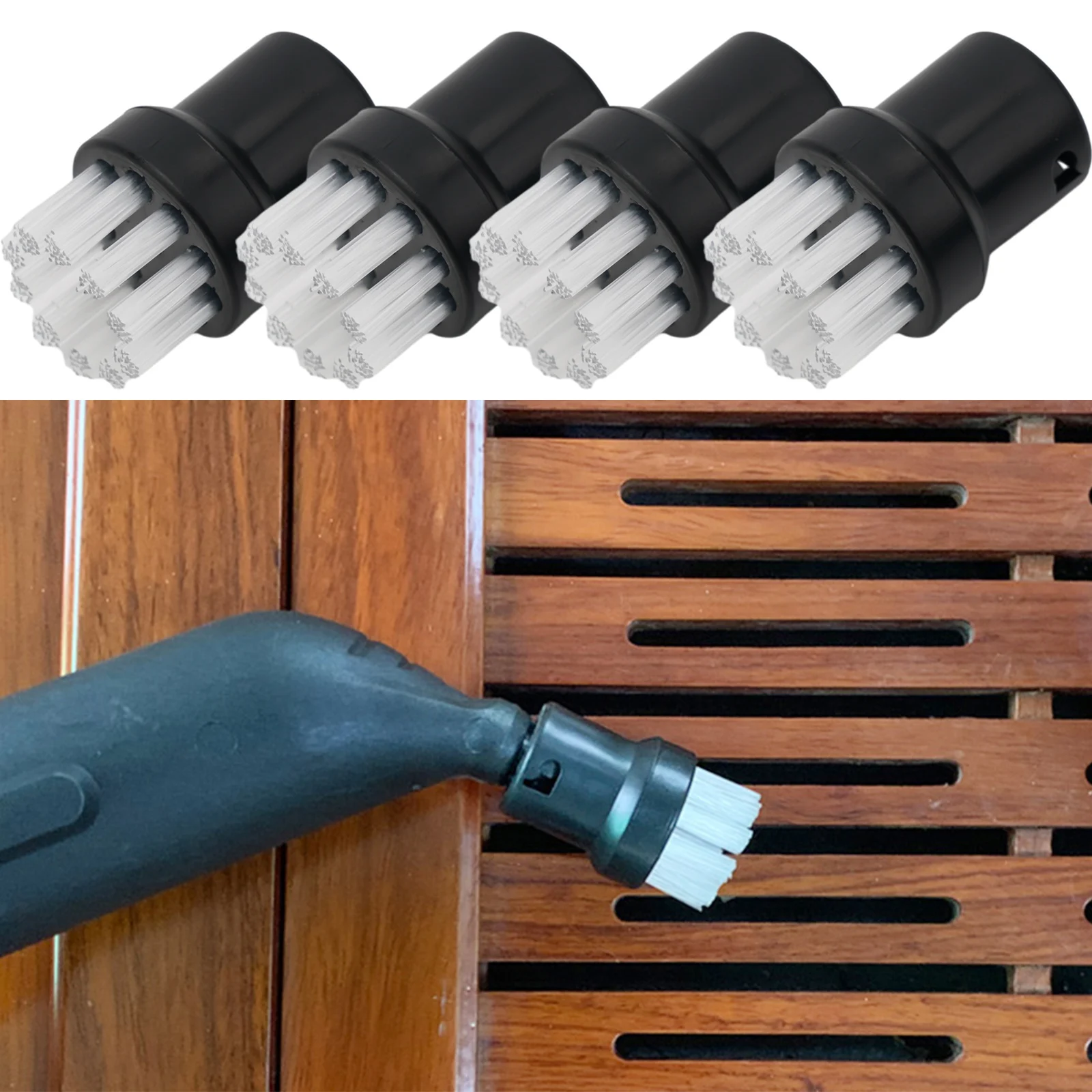 4 Pcs Nylon Brush Tool Nozzles For Karcher SC1 SC2 CTK10 SC3 SC4 SC5 SC7 For Steam Cleaners Hand Nozzle Accessories 28631590
4 Pcs Nylon Brush Tool Nozzles For Karcher SC1 SC2 CTK10 SC3 SC4 SC5 SC7 For Steam Cleaners Hand Nozzle Accessories 28631590