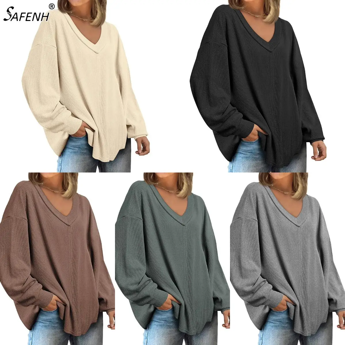 Womens Oversized Sweatshirts Sweaters Casual Pullover Loose Long Sleeve Tops Shirts Fashion Fall Clothes 2024
Womens Oversized Sweatshirts Sweaters Casual Pullover Loose Long Sleeve Tops Shirts Fashion Fall Clothes 2024