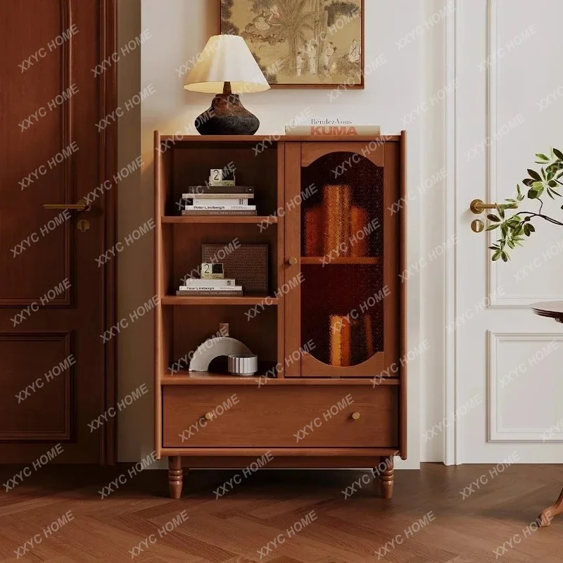 Solid Wood Dining Side Cabinet, Wall Rack, Floor-to-ceiling Multi-layer Storage, Storage Retro Cabinet
Solid Wood Dining Side Cabinet, Wall Rack, Floor-to-ceiling Multi-layer Storage, Storage Retro Cabinet