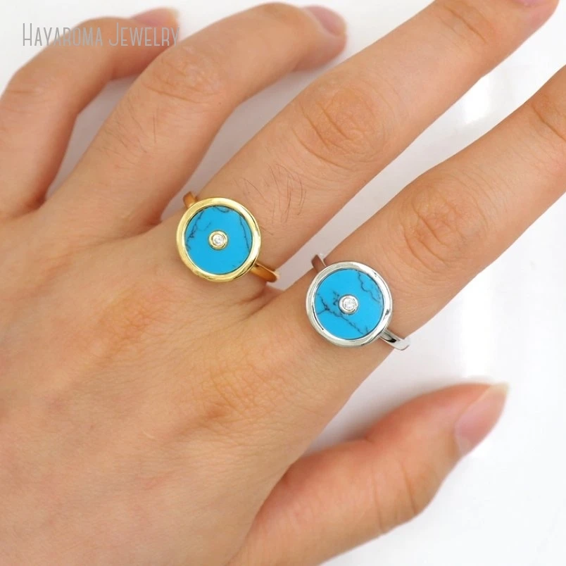 10Pcs Metal Stone Synthetic Turquoises Round Coin Shape Circle Copper Wholesale Blue Ring RM50916
10Pcs Metal Stone Synthetic Turquoises Round Coin Shape Circle Copper Wholesale Blue Ring RM50916