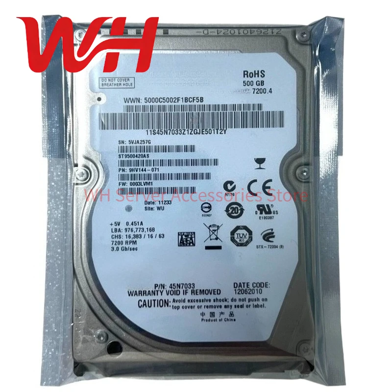 for Seagate Momentus ST9500420AS 500GB 7200RPM 16MB SATAII 2.5" Laptop HDD Internal Hard Disk Drive
for Seagate Momentus ST9500420AS 500GB 7200RPM 16MB SATAII 2.5" Laptop HDD Internal Hard Disk Drive
