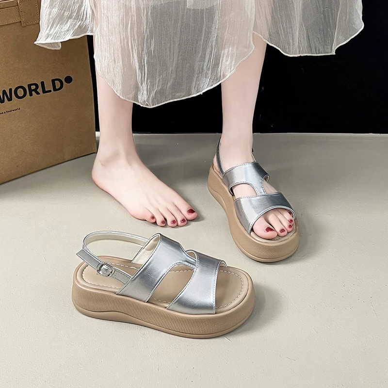 Toe Anti Collision Design Ladies Summer Sandals Flat Anti Slip Safe Wearing Student Daily Outdoor Shoes
Toe Anti Collision Design Ladies Summer Sandals Flat Anti Slip Safe Wearing Student Daily Outdoor Shoes
