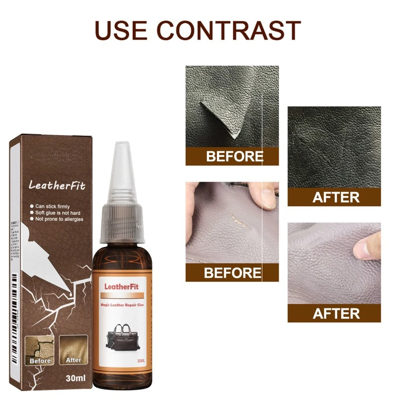 Leather Specific Adhesive for Refurbishing Car Sofa Leather Bags, Leather Crack Repair Agent Tool
Leather Specific Adhesive for Refurbishing Car Sofa Leather Bags, Leather Crack Repair Agent Tool