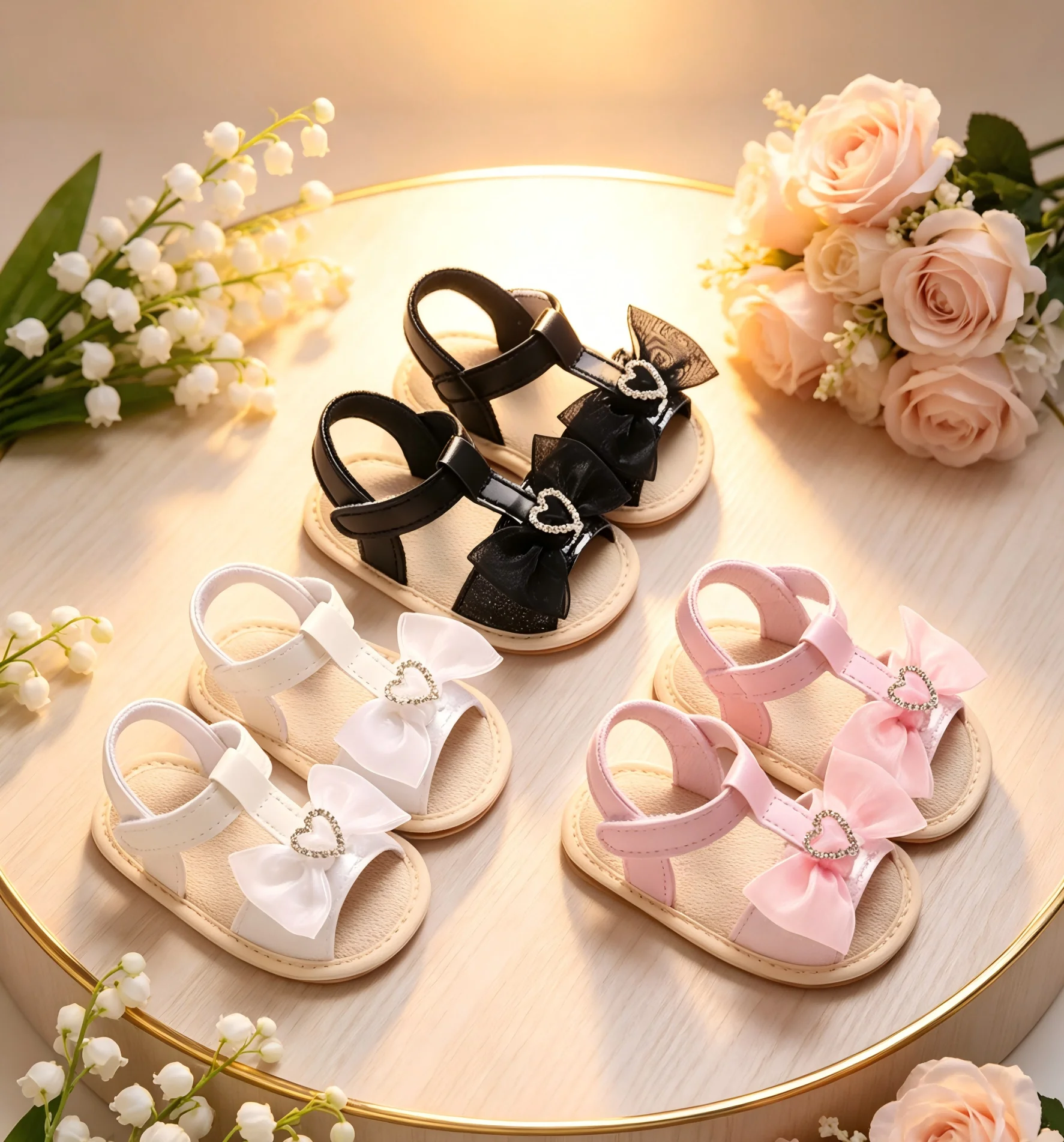 Baby Girl's Shoes Bow Princess Korean Version Sandals 2026 New Summer Style Baby Soft Sole Walking Sandals Design Versatile
Baby Girl's Shoes Bow Princess Korean Version Sandals 2026 New Summer Style Baby Soft Sole Walking Sandals Design Versatile
