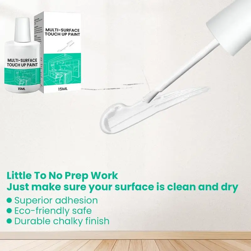 Multi-Surface Paint Pen Multi-Surface Paint With Brush Interior House Appliance Paint Repair White Scratch Repair Small Brush
Multi-Surface Paint Pen Multi-Surface Paint With Brush Interior House Appliance Paint Repair White Scratch Repair Small Brush