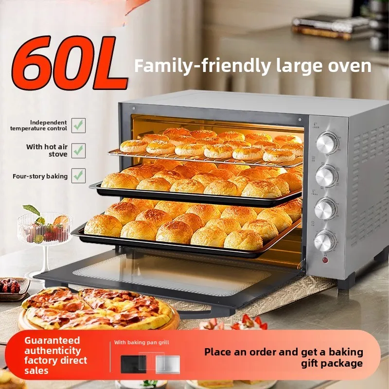 ZC commercial oven new 60-liter hot blast stove oven large-capacity electric oven for household baking
ZC commercial oven new 60-liter hot blast stove oven large-capacity electric oven for household baking