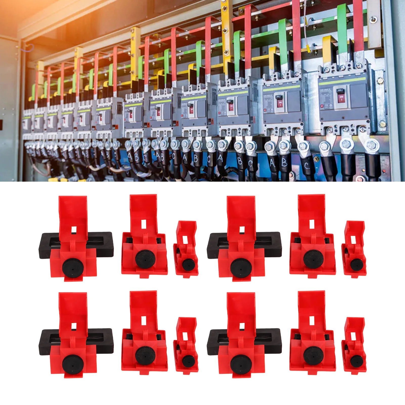 12PCS Single Pole Breaker Lock Out Device Single Pole Breaker Lock Out Device Nylon Breaker Clamp On Lockout Tagout Kit
12PCS Single Pole Breaker Lock Out Device Single Pole Breaker Lock Out Device Nylon Breaker Clamp On Lockout Tagout Kit