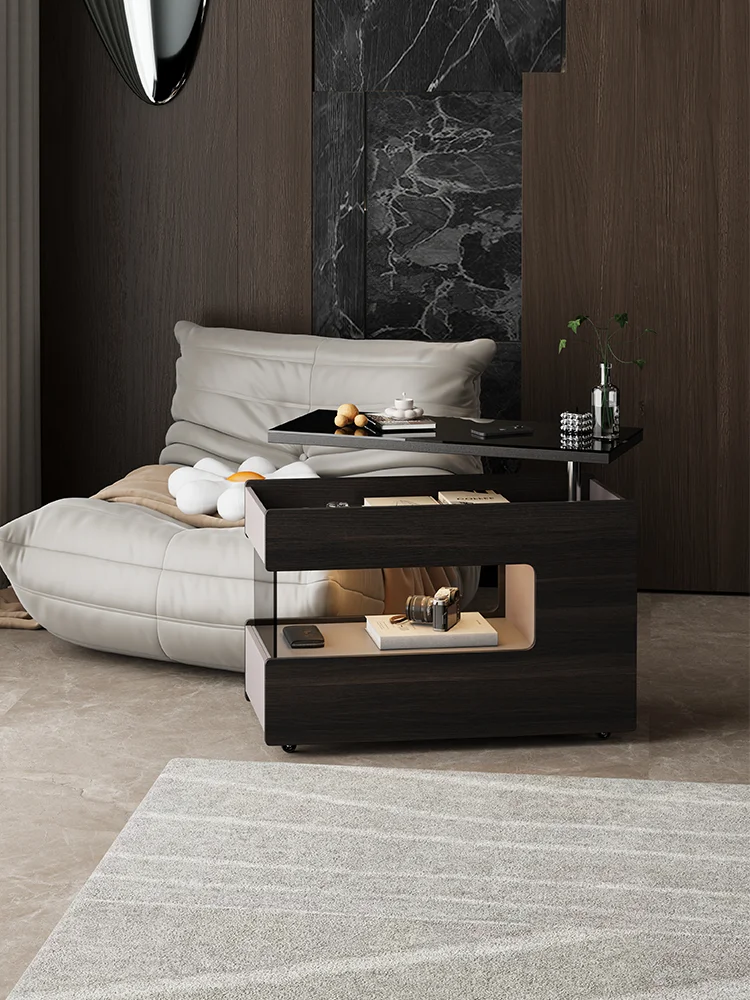 Italian minimalist sofa side cabinet light luxury high-end living room side side cabinet with wheels removable coffee table
Italian minimalist sofa side cabinet light luxury high-end living room side side cabinet with wheels removable coffee table