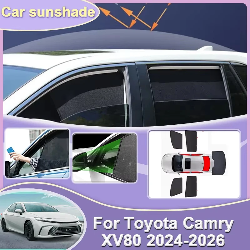 Car Mesh Coverage Sunshades For Toyota Camry XV80 Accessories 2024 2025 2026 Sunscreen Window Sunshade Covers Magnetic Sun Visor
Car Mesh Coverage Sunshades For Toyota Camry XV80 Accessories 2024 2025 2026 Sunscreen Window Sunshade Covers Magnetic Sun Visor