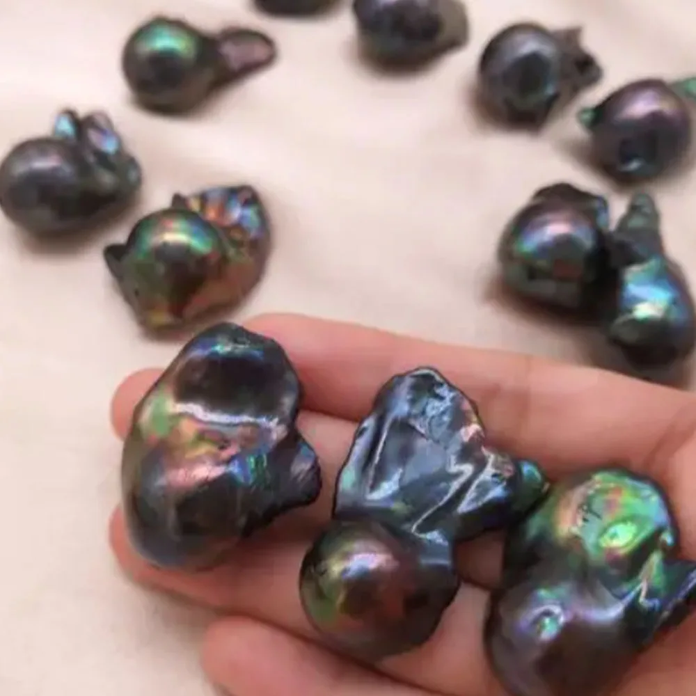 5A Black Baroque Beads 100% Natural Freshwater Pearl Beads for Making DIY Jewerly Necklace Bracelet Earrings 13-25x20-27mm
5A Black Baroque Beads 100% Natural Freshwater Pearl Beads for Making DIY Jewerly Necklace Bracelet Earrings 13-25x20-27mm