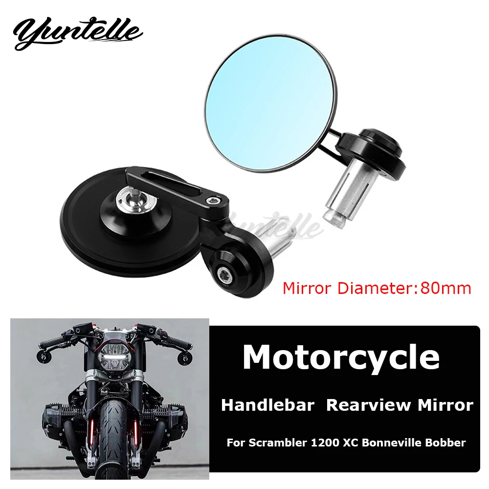 22mm CNC Handlebar End Rearview Mirror For Bonneville Bobber Scrambler 1200 XC For Suzuki SV650 GSXS750 Motorcycle Accessories
22mm CNC Handlebar End Rearview Mirror For Bonneville Bobber Scrambler 1200 XC For Suzuki SV650 GSXS750 Motorcycle Accessories