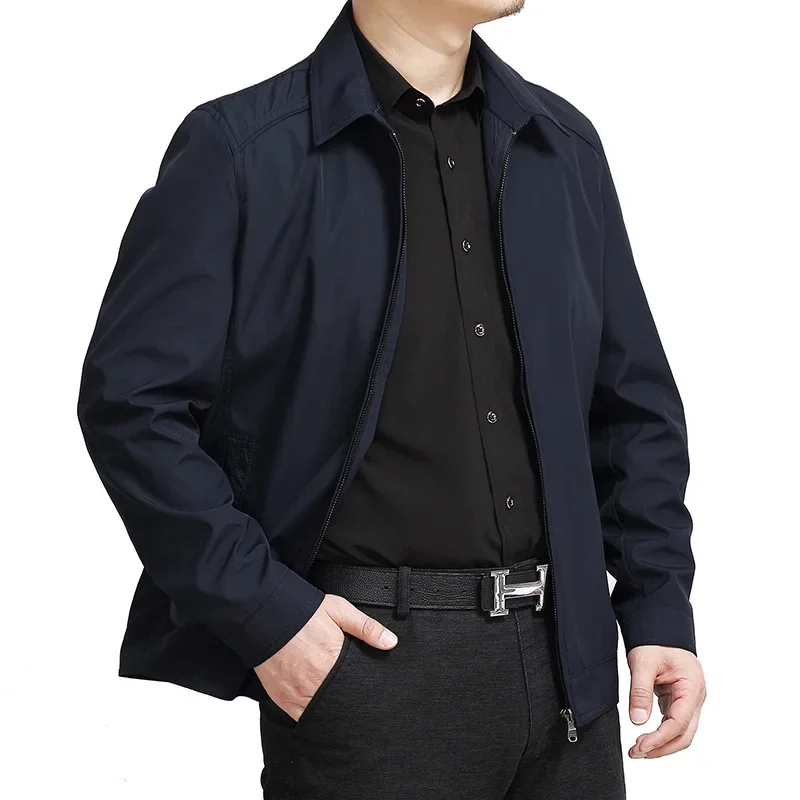 2023 Men's Jacket Single Coat Spring and Autumn Solid Color Casual Dad Dress Large Jacket 280kg Wearable
2023 Men's Jacket Single Coat Spring and Autumn Solid Color Casual Dad Dress Large Jacket 280kg Wearable