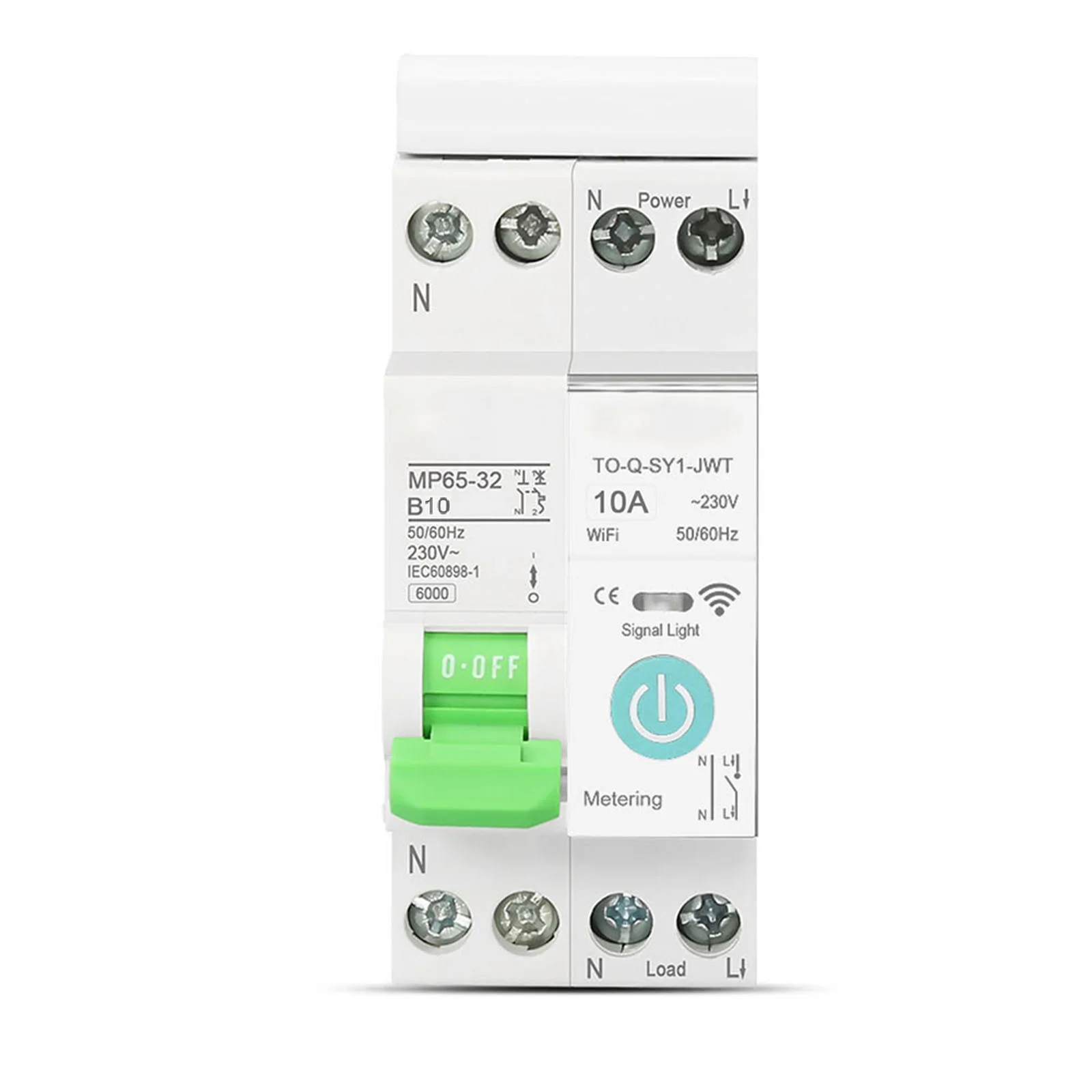 For Tuya MCB Remote Control WIFI Smart Circuit Breaker Without Metering Din Rail Control Switch AC90-240V,50/60Hz
For Tuya MCB Remote Control WIFI Smart Circuit Breaker Without Metering Din Rail Control Switch AC90-240V,50/60Hz