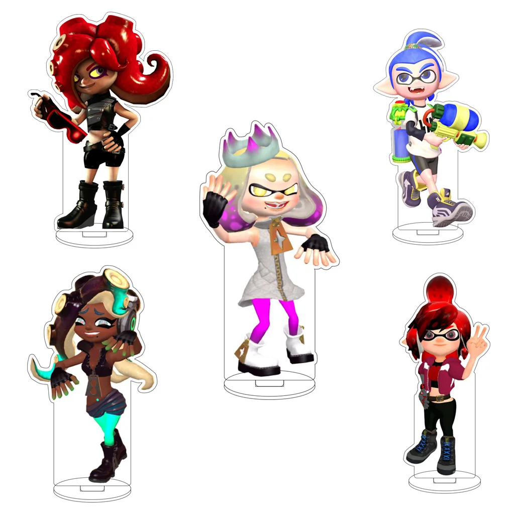 16CM Anime Splatoon Fuyuka Sheldon Octoling Inkling Salmon Marina Manta Cos Acrylic Figure Stand Ornaments Chirstmas Gifts
16CM Anime Splatoon Fuyuka Sheldon Octoling Inkling Salmon Marina Manta Cos Acrylic Figure Stand Ornaments Chirstmas Gifts