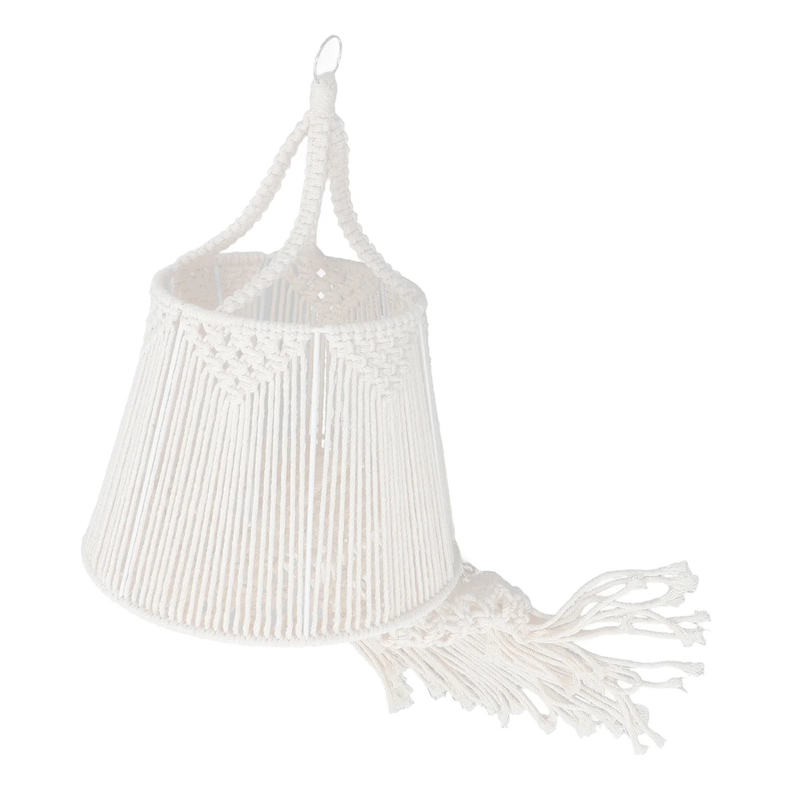Woven Lamp Shade Bohemian Macrame Bedroom Decor Iron Cotton Rope Pendant Cover Tassel Light Weight Practical Decorative Home
Woven Lamp Shade Bohemian Macrame Bedroom Decor Iron Cotton Rope Pendant Cover Tassel Light Weight Practical Decorative Home