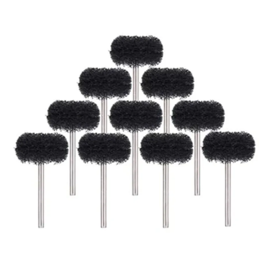 50pcs Nylon Grinding Head Buffing Brush Scouring Pad Abrasive Polishing Wheel Burr for Rotary Tools/Polishers/Hand DrillBlack w
50pcs Nylon Grinding Head Buffing Brush Scouring Pad Abrasive Polishing Wheel Burr for Rotary Tools/Polishers/Hand DrillBlack w