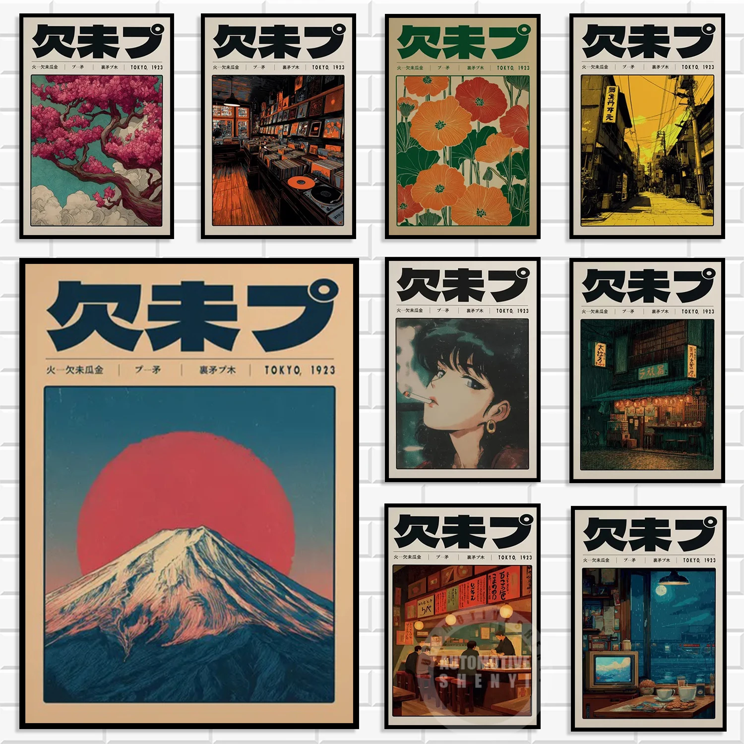 Vintage Japanese Retro Canvas Wall Art 90s Anime & Cityscape Prints Aesthetic Tokyo Vibe Posters for Room Home Decoration
Vintage Japanese Retro Canvas Wall Art 90s Anime & Cityscape Prints Aesthetic Tokyo Vibe Posters for Room Home Decoration