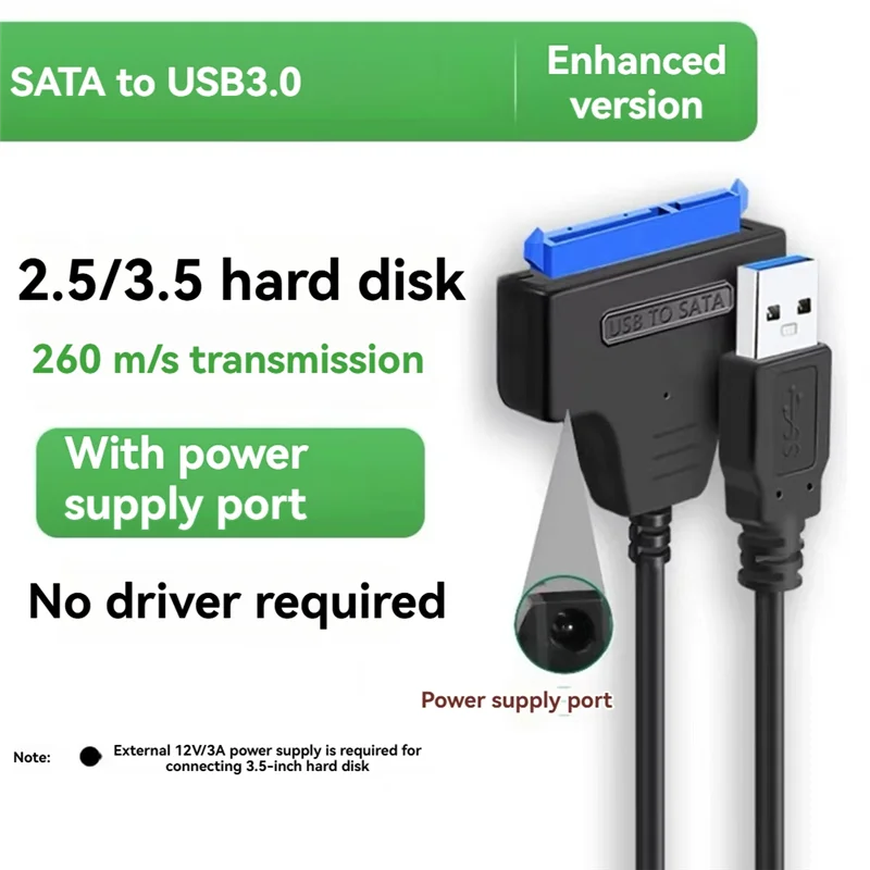 Кабель-переходник AEF7-SATA — USB 3.0 для 2,5-дюймовых dysków SSD/HDD, поддержка скорости до 5 Гбит/с
Кабель-переходник AEF7-SATA — USB 3.0 для 2,5-дюймовых dysków SSD/HDD, поддержка скорости до 5 Гбит/с
