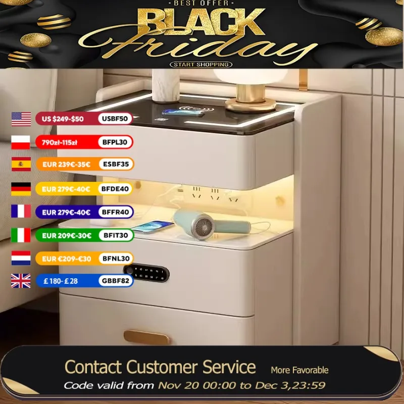 Charging Fingerprint Bedside Table Lamp White Smart Bedroom Bedside Table Modern Minimalist Mesa De Noche Dormitorio Furniture
Charging Fingerprint Bedside Table Lamp White Smart Bedroom Bedside Table Modern Minimalist Mesa De Noche Dormitorio Furniture