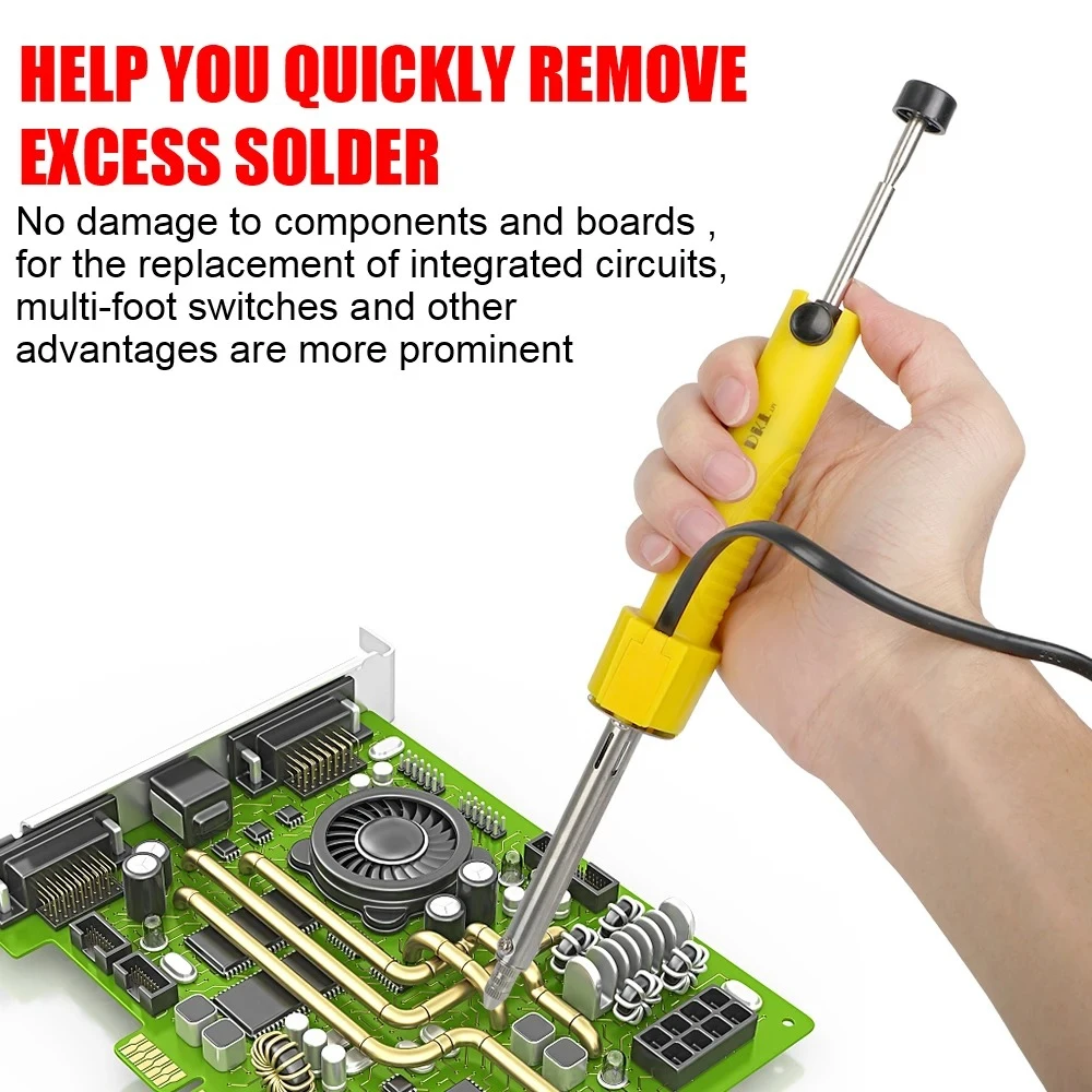 Сварочное оборудование 2-в-1, электрический паяльник, прецизионный сварочный инструмент, ручной инструмент, оловянный всасывающий пистолет, электрический утюг, вилка европейского стандарта, 220 В, 30 Вт
Сварочное оборудование 2-в-1, электрический паяльник, прецизионный сварочный инструмент, ручной инструмент, оловянный всасывающий пистолет, электрический утюг, вилка европейского стандарта, 220 В, 30 Вт