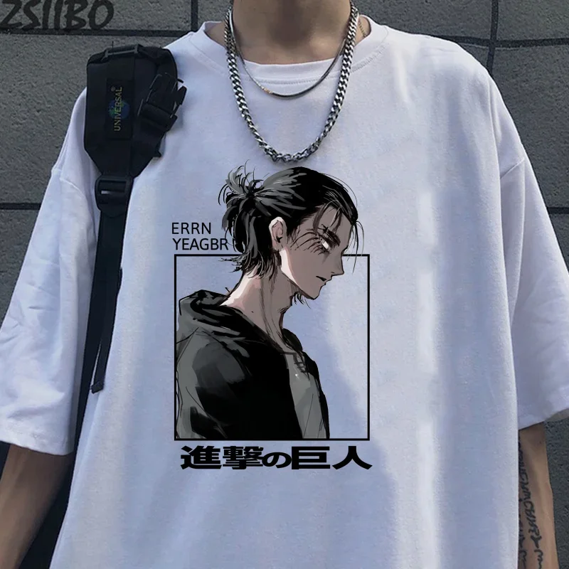 Camiseta Con Estampado Gráfico De Eren Jaeger Para Hombre Y Mujer, Camisa De Cuello Redondo De Estilo Callejero, Топы De Anime
Camiseta Con Estampado Gráfico De Eren Jaeger Para Hombre Y Mujer, Camisa De Cuello Redondo De Estilo Callejero, Топы De Anime
