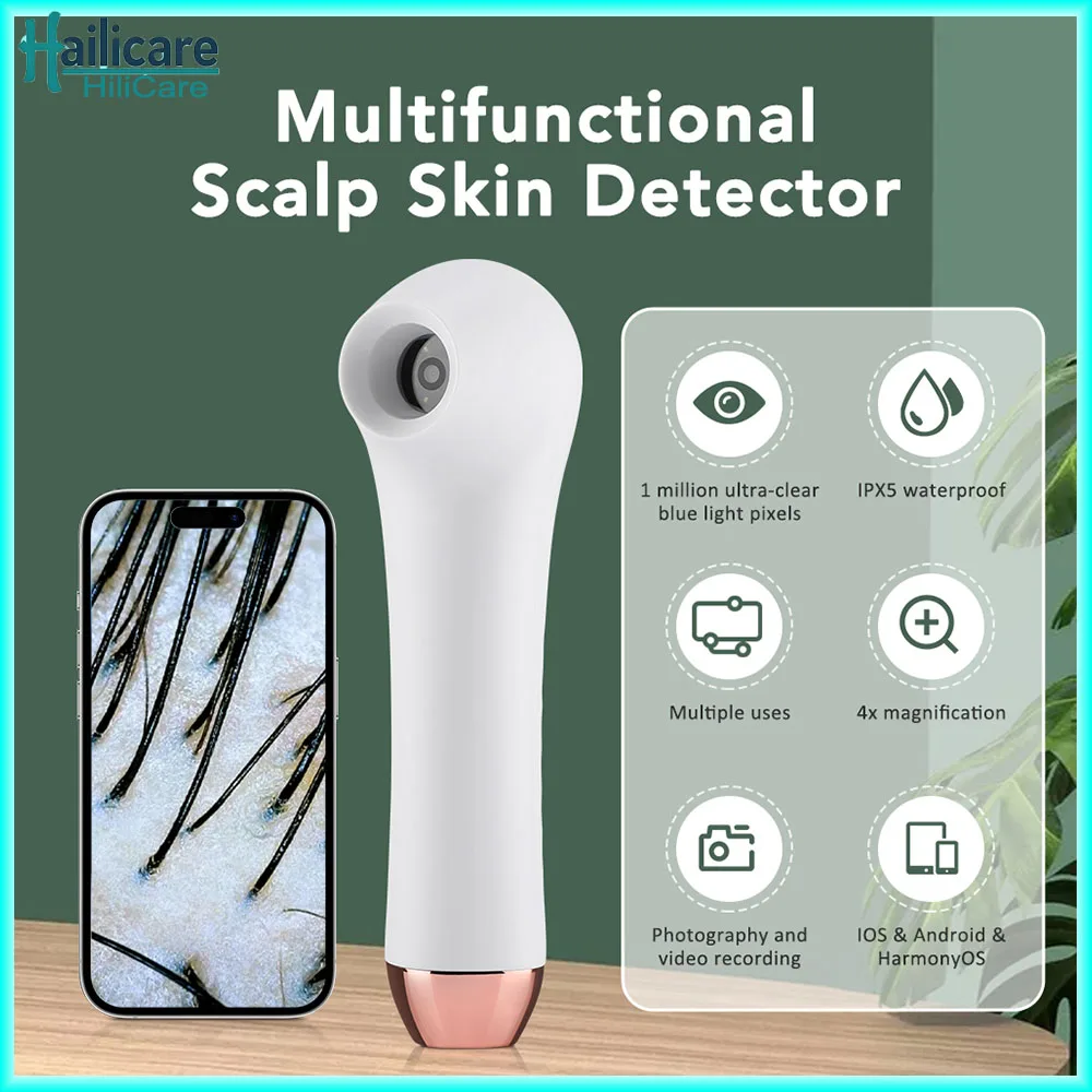 2025 Wireless Dermatoscope Scalp Facial Skin Analyzer Machine HD Scalp/Skin /Hair Follicle Detector Magnifier Hair & Facial Test
2025 Wireless Dermatoscope Scalp Facial Skin Analyzer Machine HD Scalp/Skin /Hair Follicle Detector Magnifier Hair & Facial Test