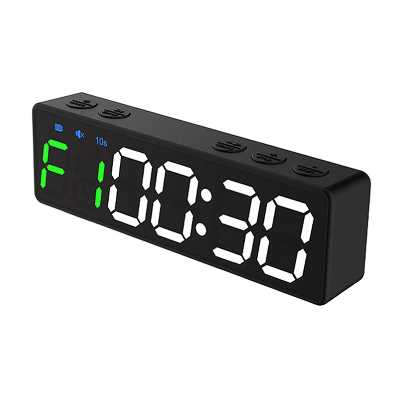 ABJX New Rechargeable Mini Gym Clocks - Portable Stopwatch With Countdown/Up Clock & Magnetic Back For Fitness Training
ABJX New Rechargeable Mini Gym Clocks - Portable Stopwatch With Countdown/Up Clock & Magnetic Back For Fitness Training