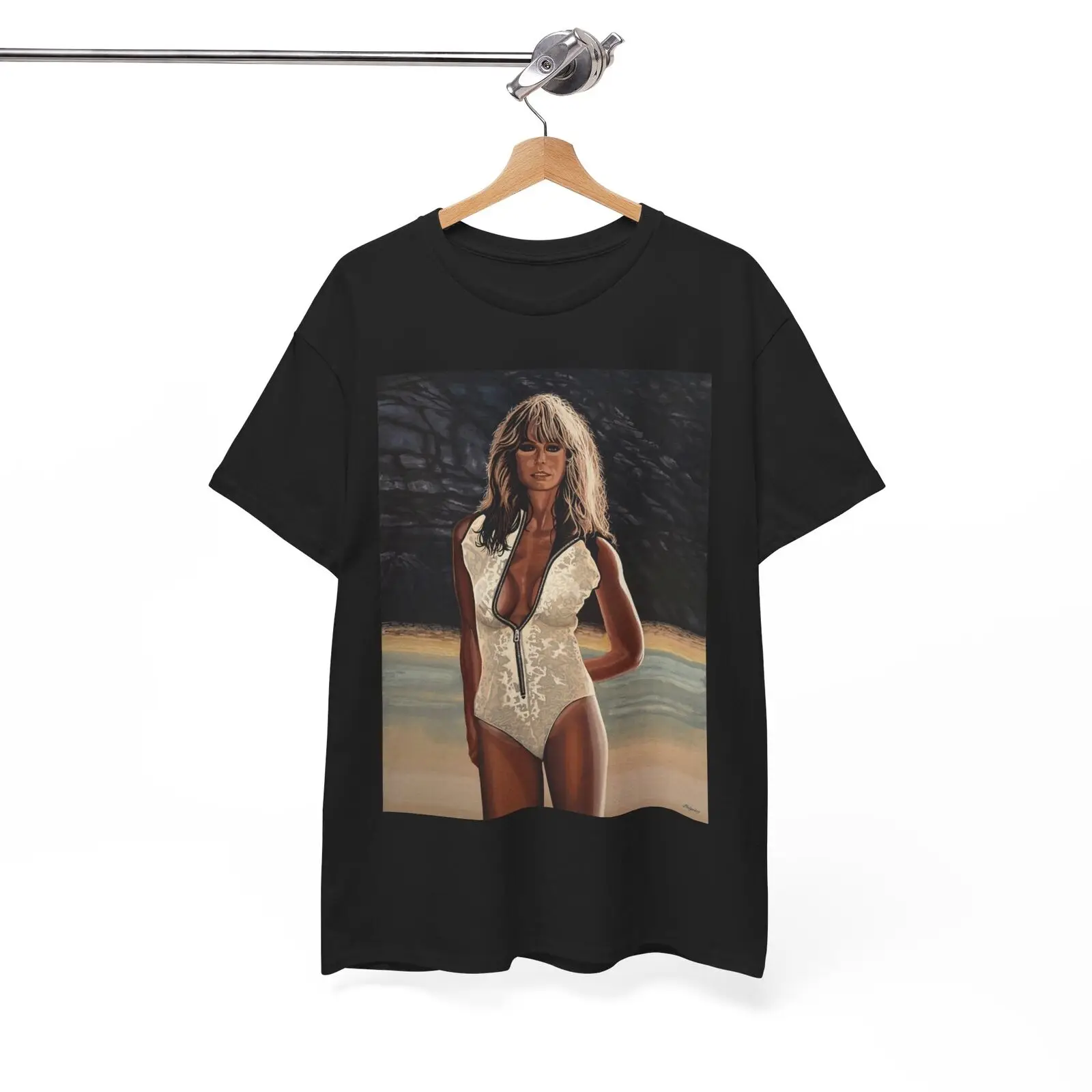 Футболка Farrah Fawcett Charlies Angels, винтажная модель, унисекс, плотная хлопковая футболка 70-х годов
Футболка Farrah Fawcett Charlies Angels, винтажная модель, унисекс, плотная хлопковая футболка 70-х годов
