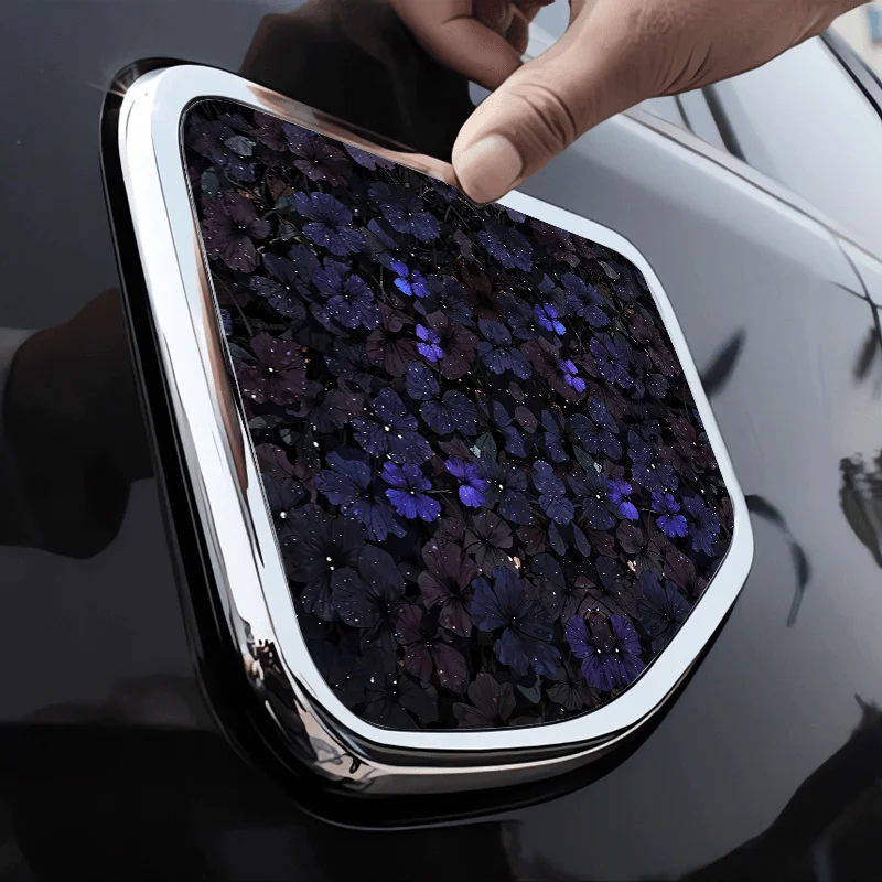 1Pc Dark Purple Floral Car Fuel Tank Cap Sticker, Dark Tone Flower Pattern Waterproof Vinyl Gas Cover Decor Decal
1Pc Dark Purple Floral Car Fuel Tank Cap Sticker, Dark Tone Flower Pattern Waterproof Vinyl Gas Cover Decor Decal
