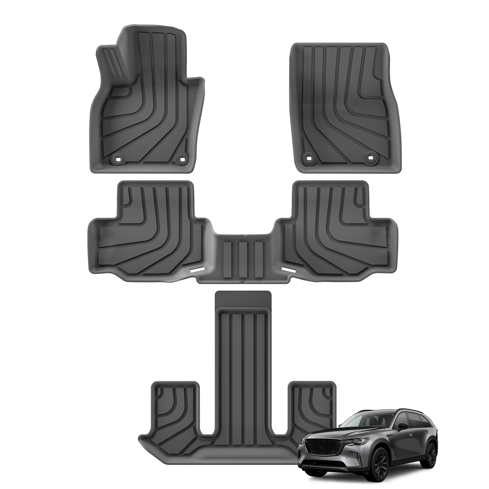 LUCKEASY для Mazda CX-90 CX90 PHEV 6/7 мест 2024 2025 TPE коврики для багажника защита водонепроницаемые всепогодные аксессуары
LUCKEASY для Mazda CX-90 CX90 PHEV 6/7 мест 2024 2025 TPE коврики для багажника защита водонепроницаемые всепогодные аксессуары